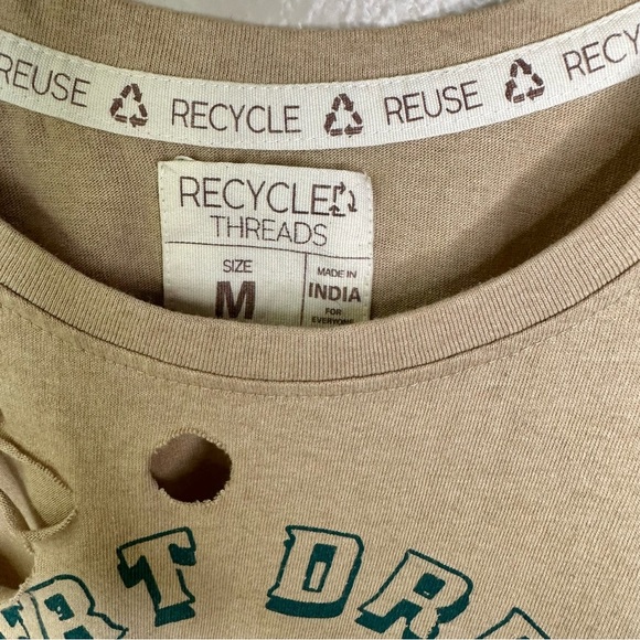 Recycle Threads Desert Dreams Country Music Festival Distressed Cropped Tank Top - Picture 3 of 6